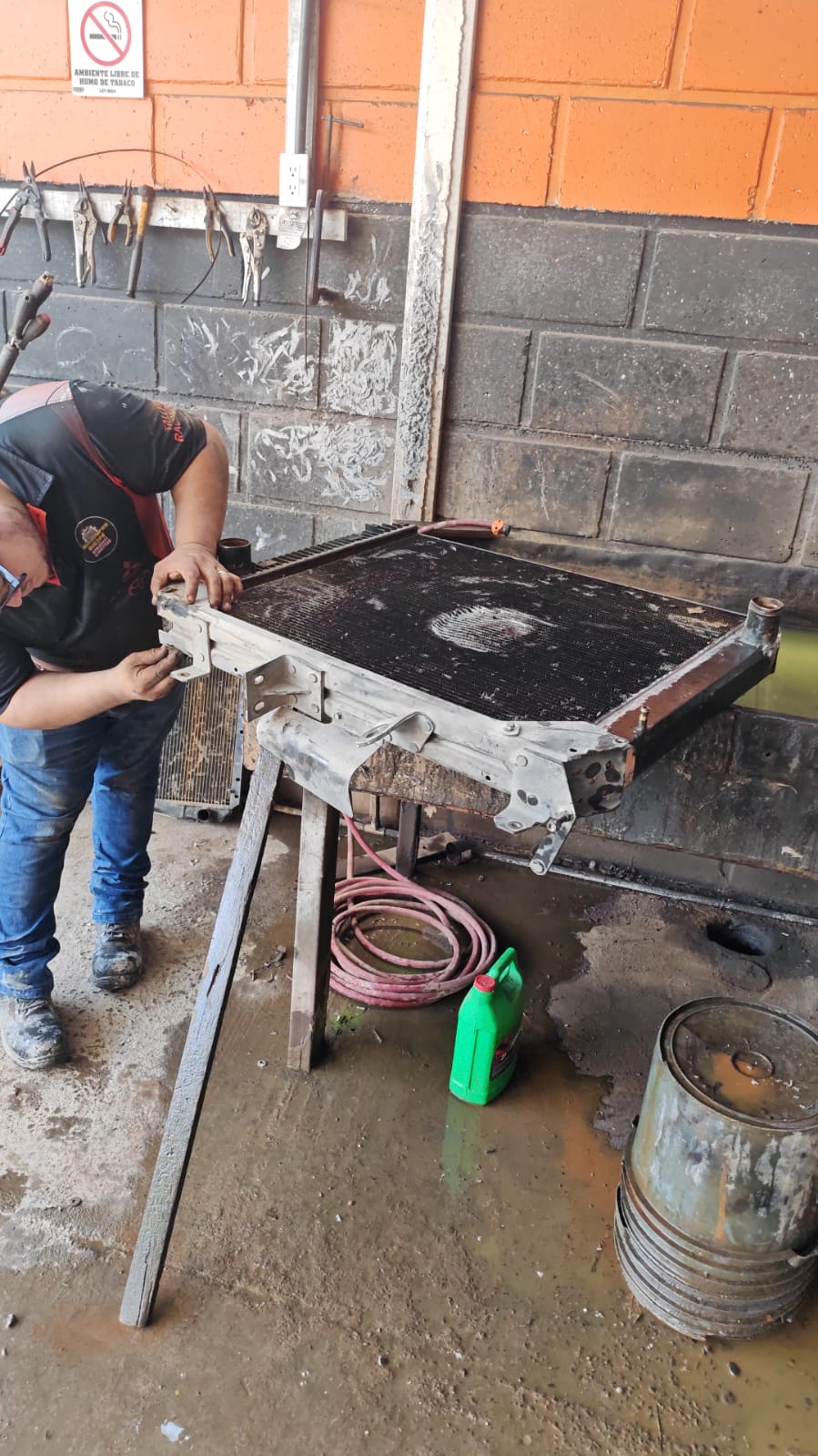 Limpieza y Baqueteo de Radiador