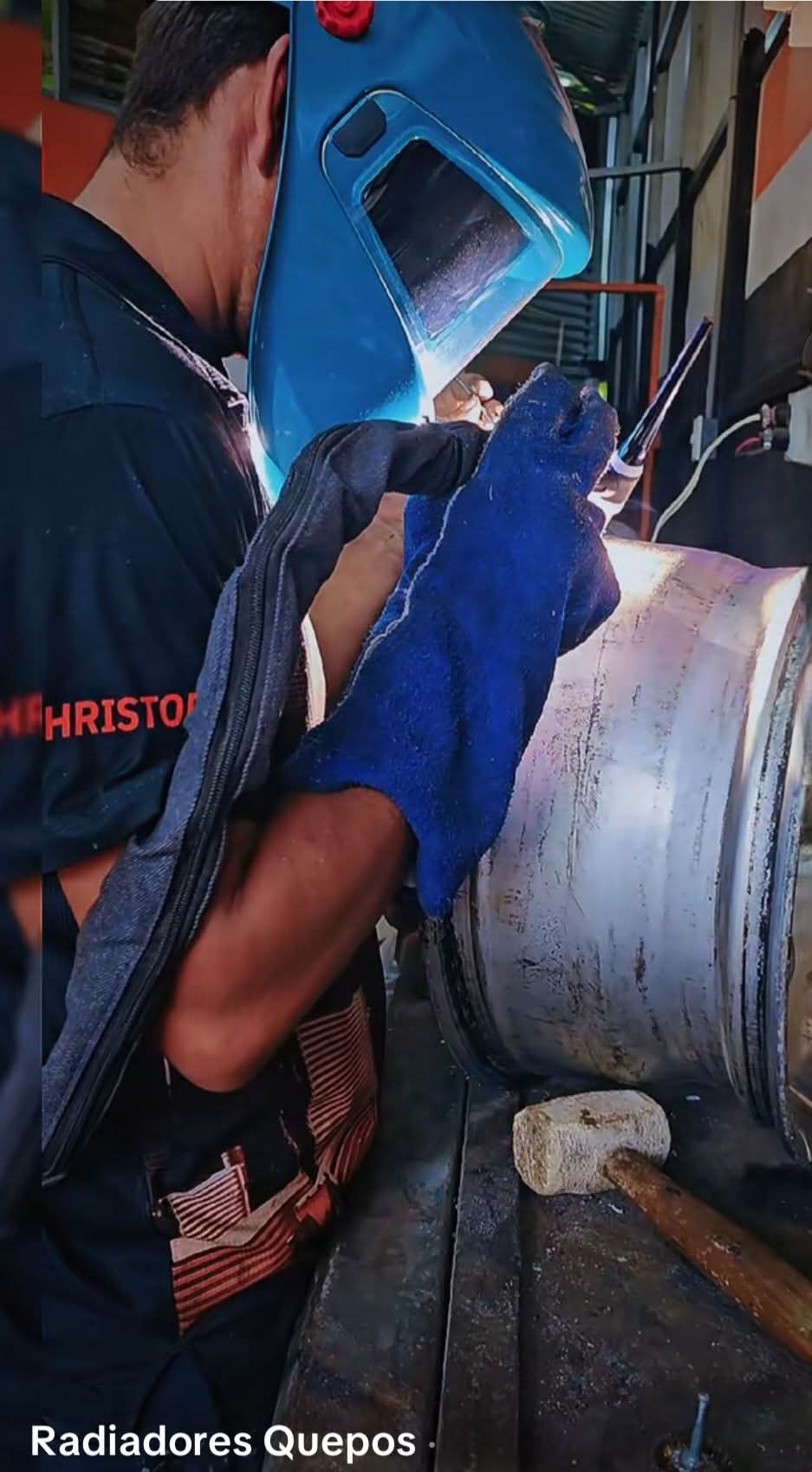 Soldadura en Aro de Aluminio